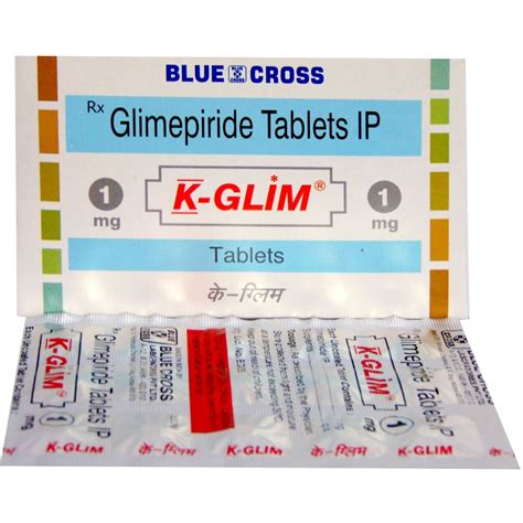K-Glim 1 mg Tablet 10's Price, Uses, Side Effects, Composition - Apollo ...