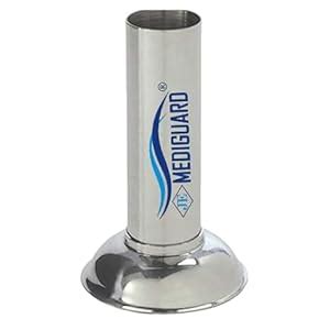 MEDIGUARD Stainless Steel Cheatle Forceps Jar Thermometer Stand 2x 7 ...