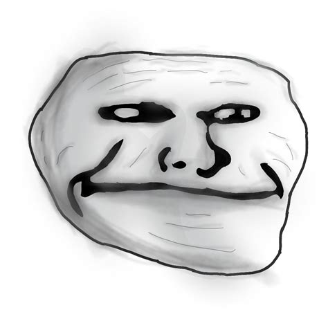 Sad Troll Face Transparent
