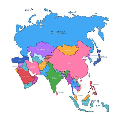 Mapa de Asia • Mundo Mapa