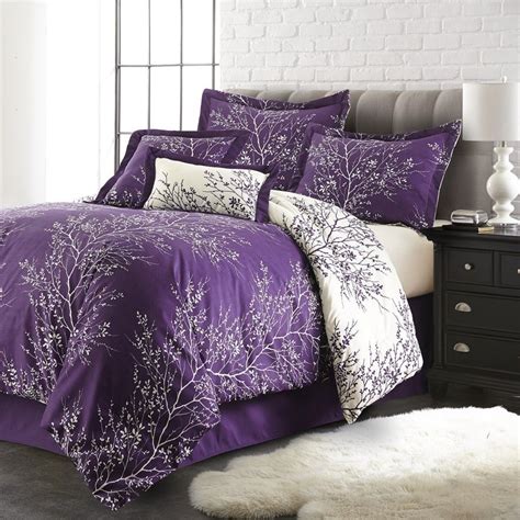 cool Purple Bed Sets | Purple bedding, Purple bedrooms, Comforter sets