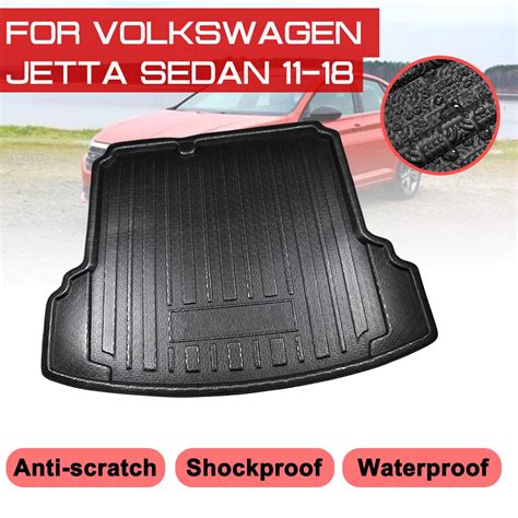Car Floor Mat Carpet For Volkswagen Jetta Sedan Rear Trunk Anti-mud ...