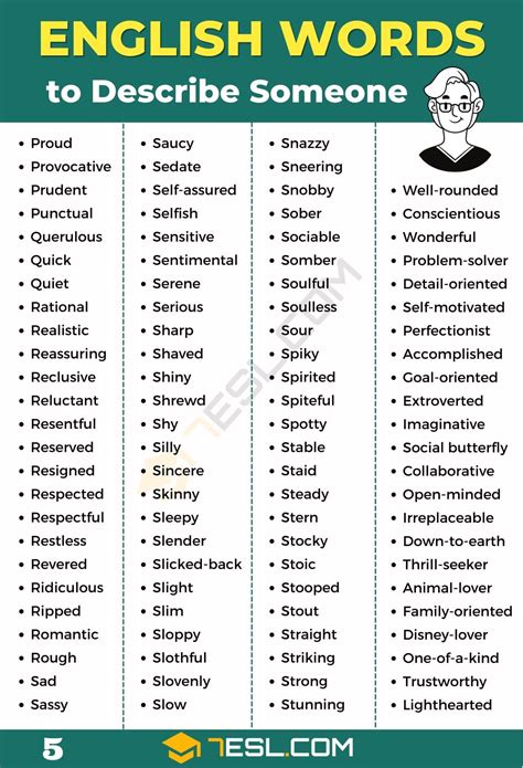 Words That Start With D That Describe A Person