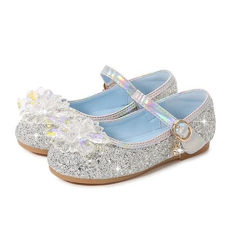 Girls' Flats Princess Shoes Leather PU Portable Walking Wedding Dress ...