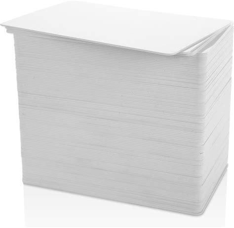 Buy Double Dragon Premium Blank White PVC Cards, 760 Micron, CR80 ...