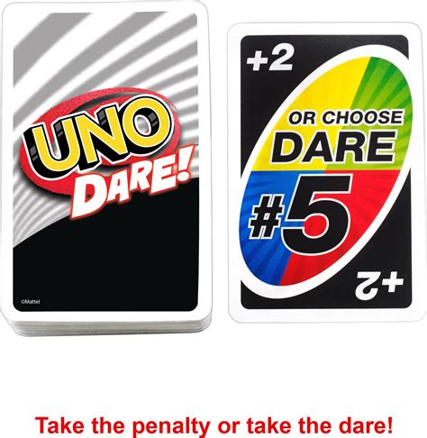 Snapklik.com : UNO Dare Card Game For Families & Parties Featuring ...