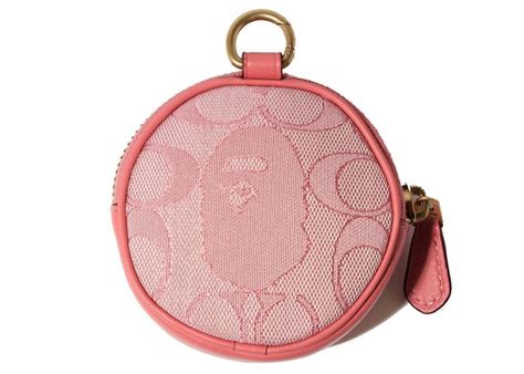 Coach X Bape Coin Case Pink Price in India | Culture Circle