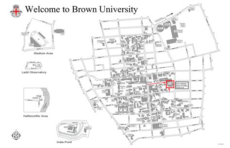 Brown University Printable Campus Map