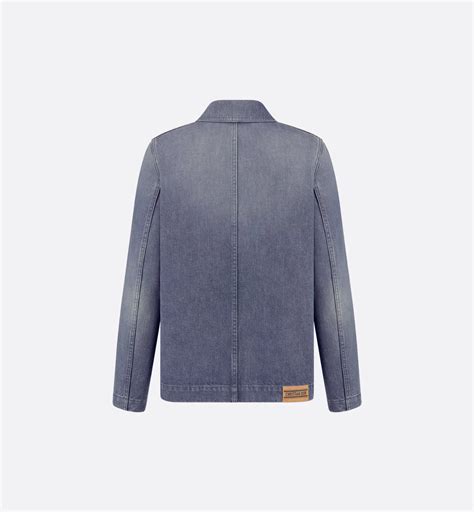 Caro Jacket Purple Stonewashed Cotton Denim | DIOR