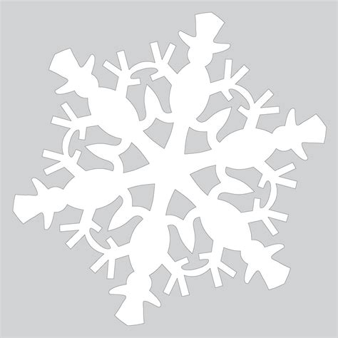 Image result for Snowflake Cutouts