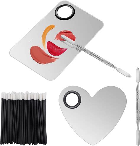 Amazon.com: CALIDAKA 54Pcs Makeup Mixing Palette Stainless Steel ...