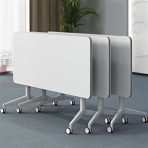 Amazon.com: HSHBDDM Folding Conference Table, Meeting Tables, Mobile ...