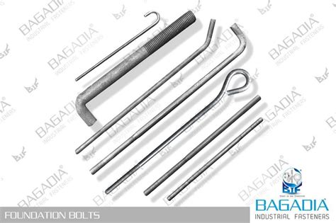Foundation Bolts - J Type Foundations Bolts Manufacturer from Vasai