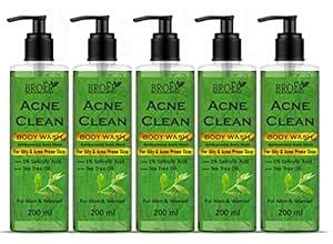 Buy BROER Acne Clear Salicylic Acid & Tea Tree Body Wash Shower Gel ...