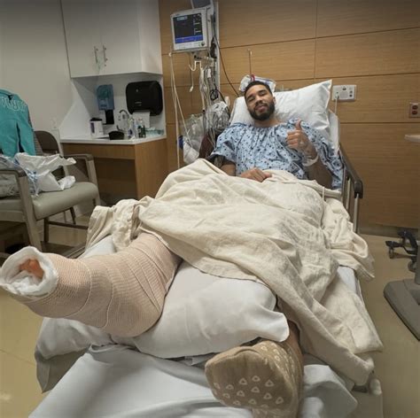 Jayson Tatum breaks silence on Celtics injury with hospital photo