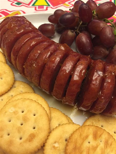 Baked Summer Sausage Recipe With Apricot-Mustard Glaze – Melanie Cooks
