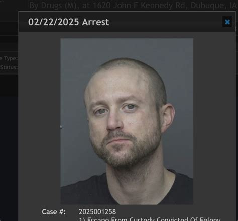 Man Charged with Escape From Custody in Dubuque Arrest - Dubuque In ...