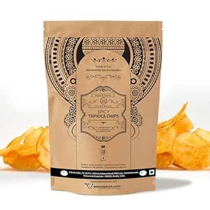 looms & weaves - Spicy Kappa/Tapioca Chips - 250 gm : Amazon.in ...