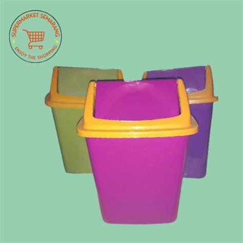 Promo Tempat Sampah Kotak Besar / Kotak Sampah Tutup Plastik - Kota ...