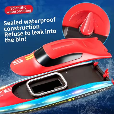 Speed boat | remote control | dual motor | nightlight – Kidspark