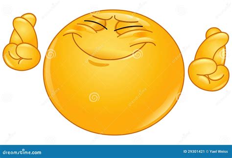 Fingers Crossed Emoticon