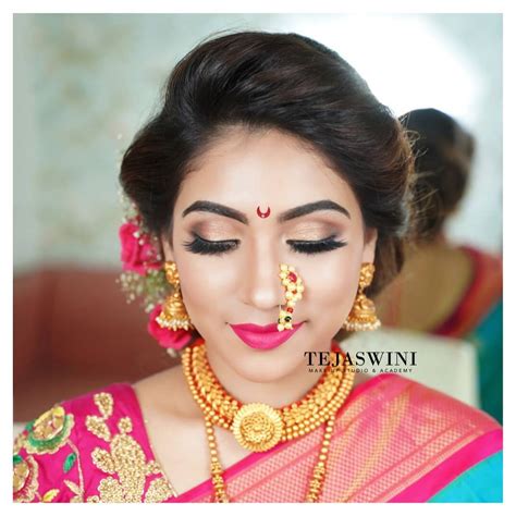 Image result for Marathi Bride Makeup