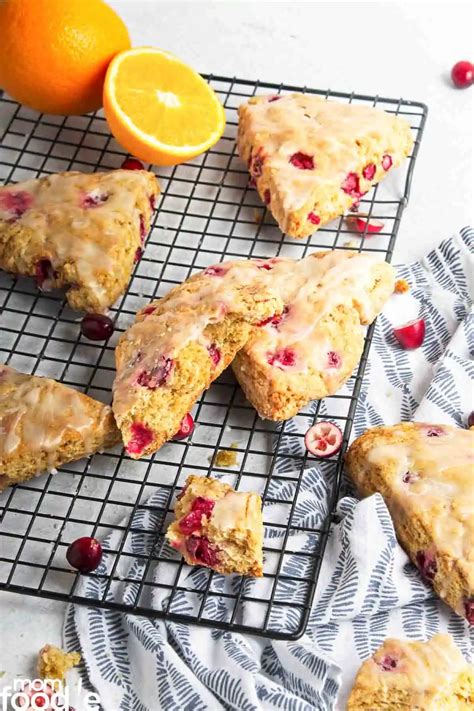 Cranberry Orange Scones Recipe - Mom Foodie