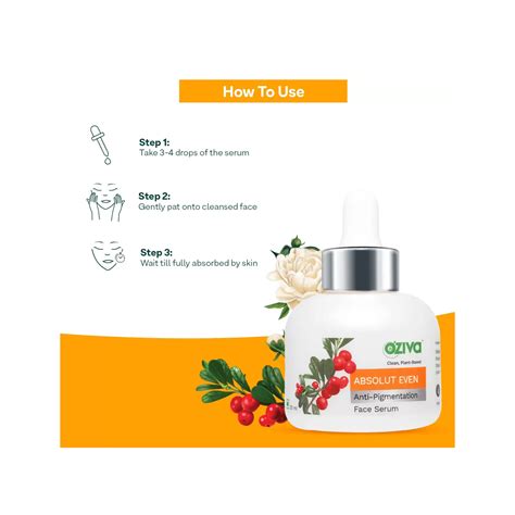 OZiva Absolut Even Anti-Pigmentation Face Serum 15ml ₹545 | best serum ...