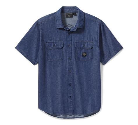 Men's Bar & Shield Chambray Shirt | Harley-Davidson Europe