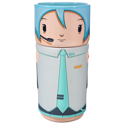 CosCups by Numskull Hatsune Miku Ceramic Mug Gift with Rubber Sleeve ...