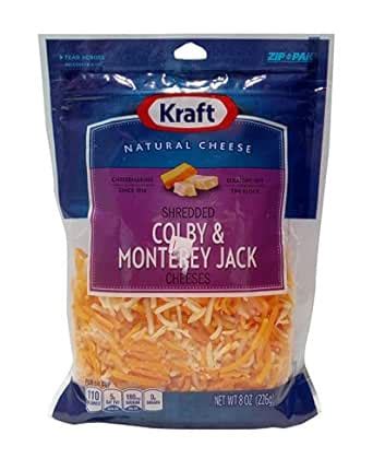 Kraft Shredded Cheeses - Colby and Monterey Jack, 226g Pack : Amazon.in ...