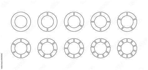 Multiple Section Circle Flow Chart Blank Template 的图像结果
