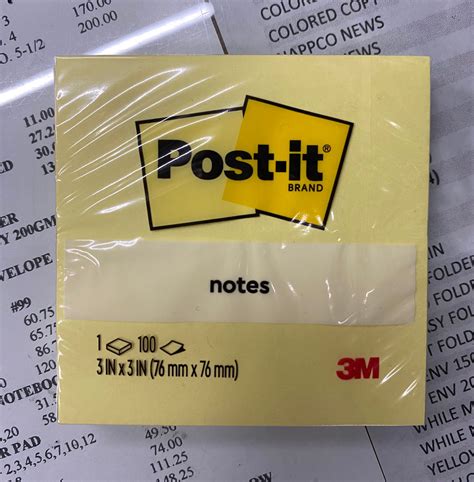 Manuel Stationery | 3M Yellow Post-it Note 3x3