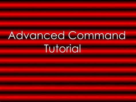 Image result for Command Tutorial