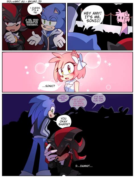 sonic the hedgehog, amy rose, and shadow the hedgehog (sonic) drawn by ...