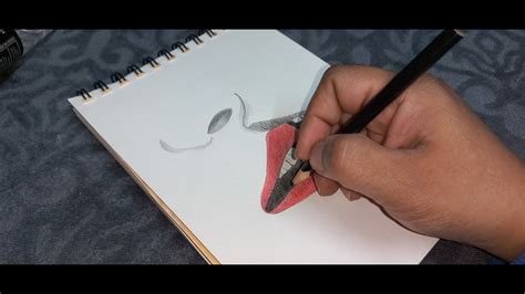 How To Draw Kissing Lips Step By Step With Pencil