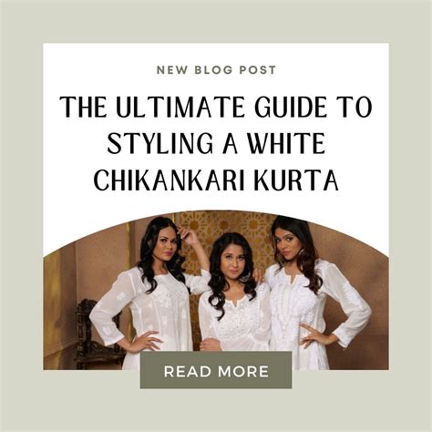 The Ultimate Guide to Styling a White Chikankari Kurta - by Nibs Tog