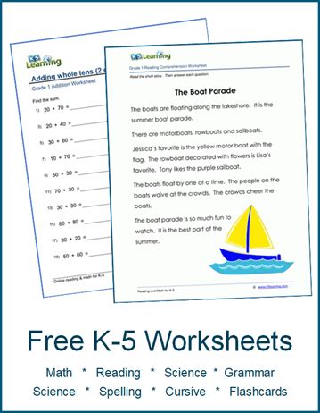 Image result for K5 Learning Worksheets