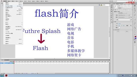 Flash 基础教程 1 Flash 简介及工作界面简介