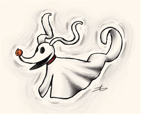 Zero Drawing Nightmare Before Christmas - Surrealist Drawing Techniques
