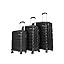 Teakwood Large 8 Wheel Set of 2 Trolley Bag, Hard Cabin with Zipper ...