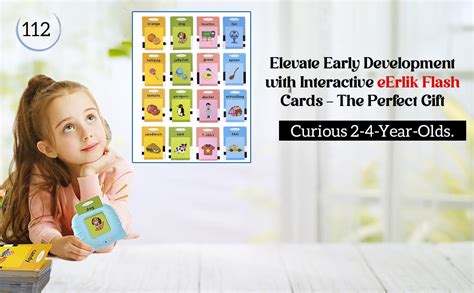Buy eErlik 112 Talking Baby Flash Cards Educational Toys for 2 3 4 ...