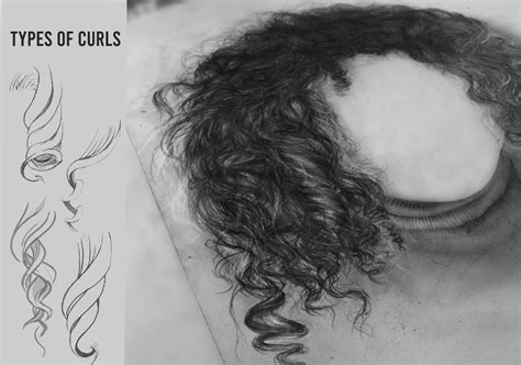 Image result for Curly Hair Drawing Tutorial