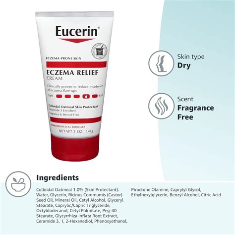 Crema corporal para alivio de eczema de Eucerin 5onzas – Yaxa Colombia