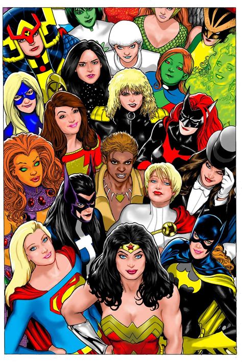 Women of DC by Kevin Maguire * | Female comic characters, Dc comics ...