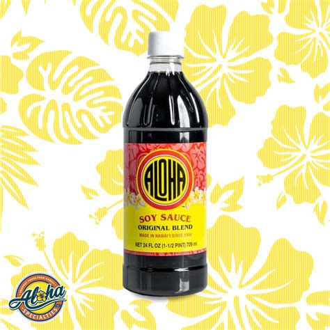 Aloha Shoyu Original Blend Soy Sauce 24oz Bottle – Aloha Specialties