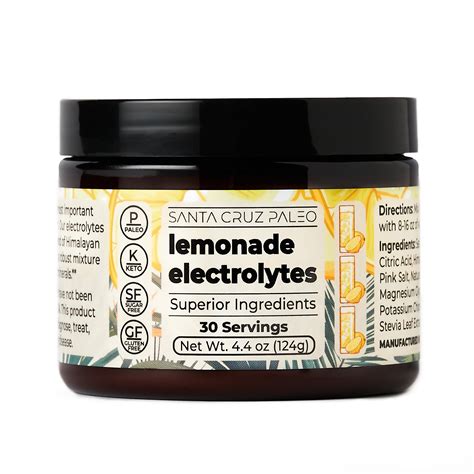 Snapklik.com : Santa Cruz Paleo Electrolyte Powder Lemonade