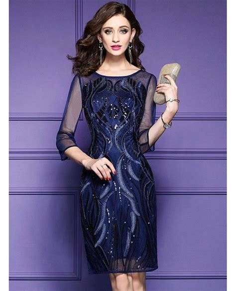 elegant royal blue wedding dress