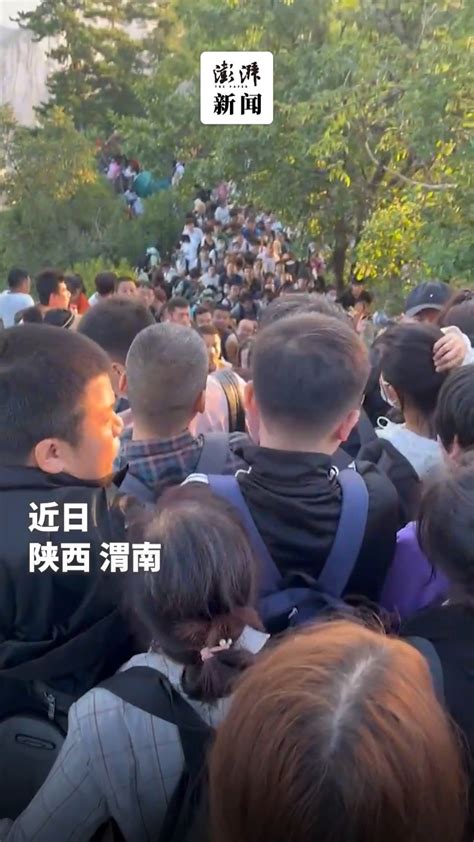 华山景区回应游客被堵数小时：免门票导致人流量大，日均一万多游客_手机新浪网