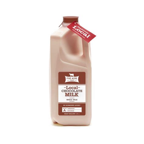 Half Gallon of Local Chocolate Milk with Pure Vanilla